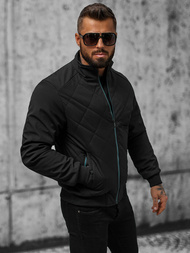 Kurtka męska czarna OZONEE JS/84M3022/392