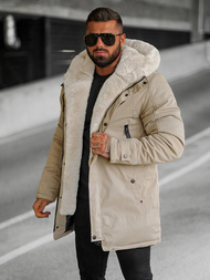 Kurtka zimowa męska beżowa OZONEE JS/22M319/62Z