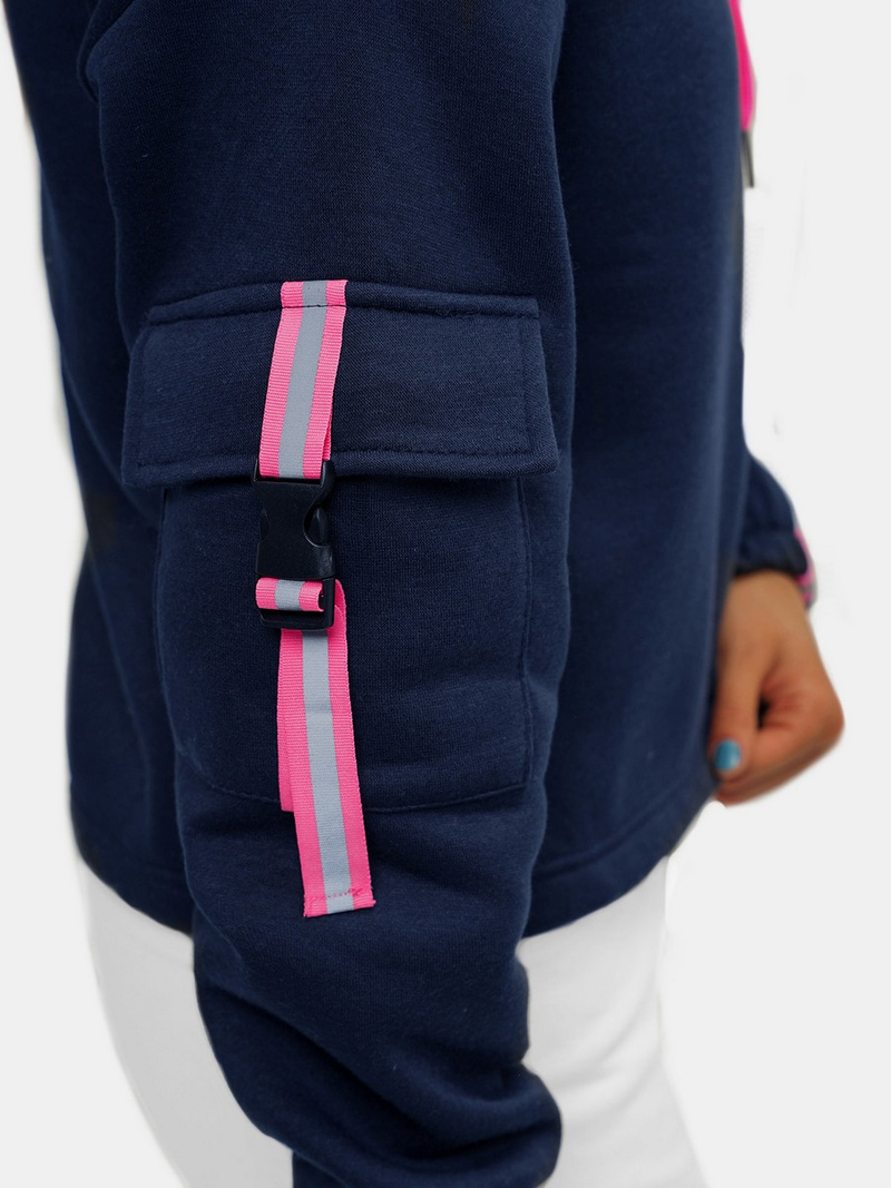 Жіноча Толстовка Темно-Синя OZONEE JS/B26031Z