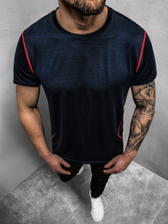 T-Shirt męski granatowy OZONEE JS/KS2104Z
