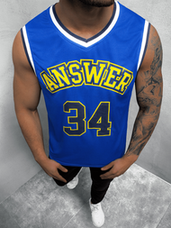 Майка чоловіча Синя OZONEE JS/68S10173