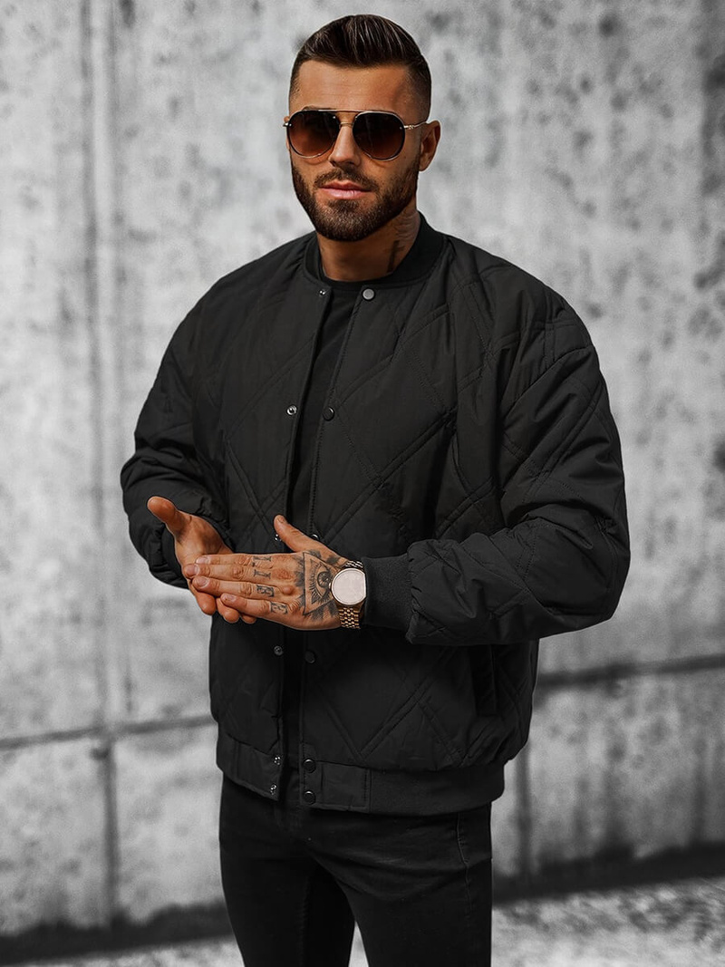 Куртка чоловіча Чорна OZONEE JS/84M3020/392