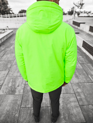 Kurtka zimowa męska zielono-neonowa OZONEE JS/HH011/52Z