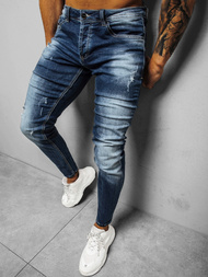 Spodnie jeansowe męskie niebieskie OZONEE NB/MP0010BC