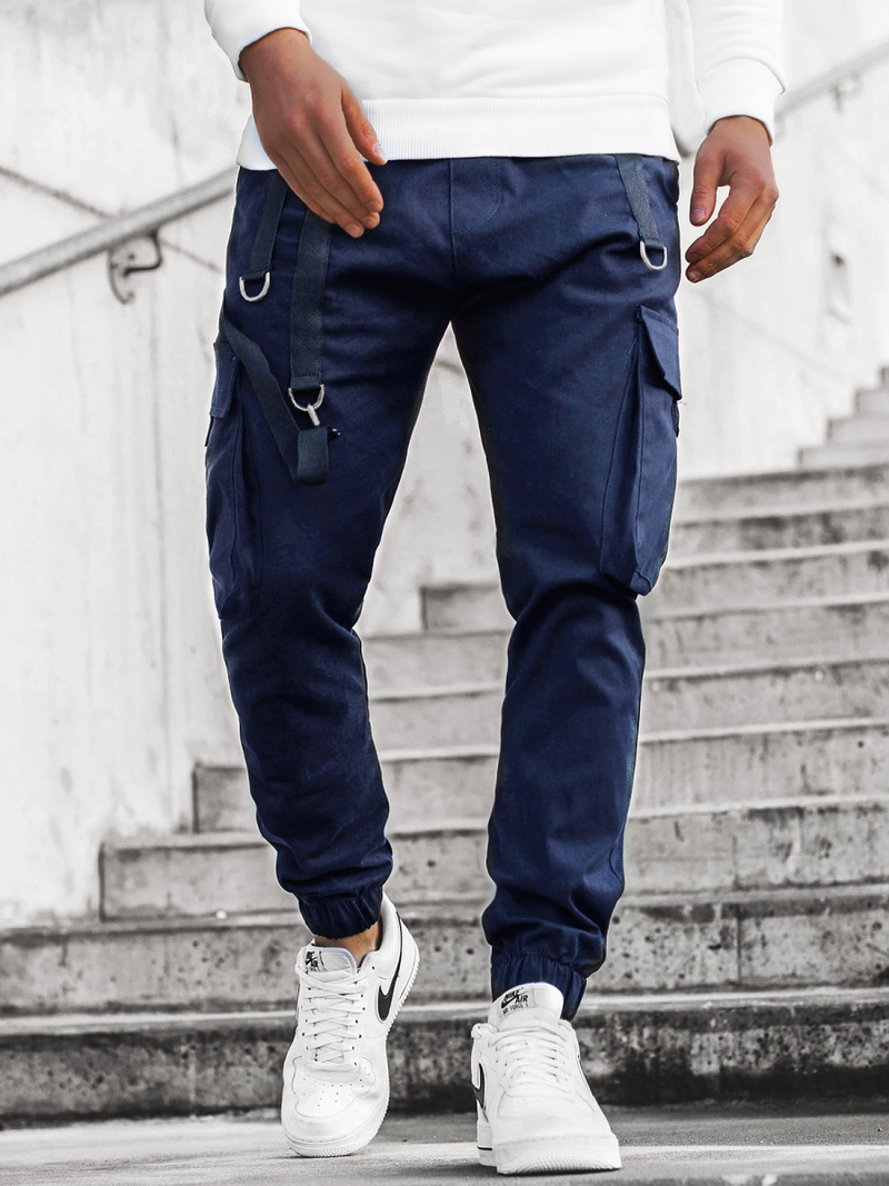 Штани чоловічі джоггери Темно-Синi OZONEE O/11106