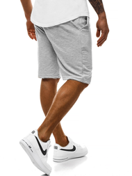 Spodenki sportowe męskie szare OZONEE MAD/2923