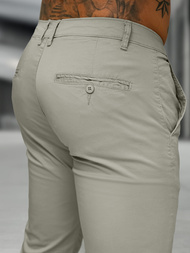 Spodnie męskie chino szare OZONEE BL/SK222/5