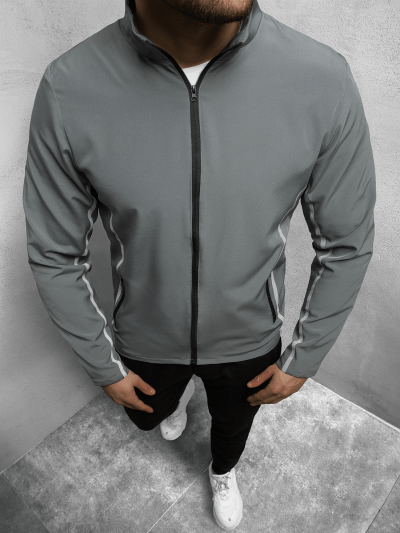 Kurtka przejściowa męska szara OZONEE JS/M10303