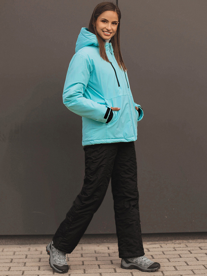 Kurtka damska zimowa jasno-niebieska OZONEE JS/HH012/41