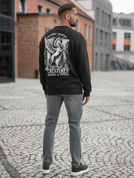 Bluza męska czarna OZONEE JS/65B3919/3