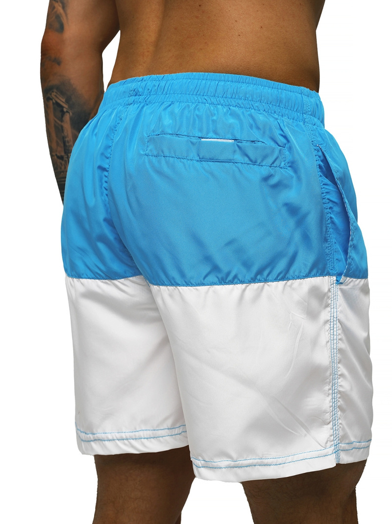 Шорти для плавання чоловічі синьо-білі OZONEE JS/HM055