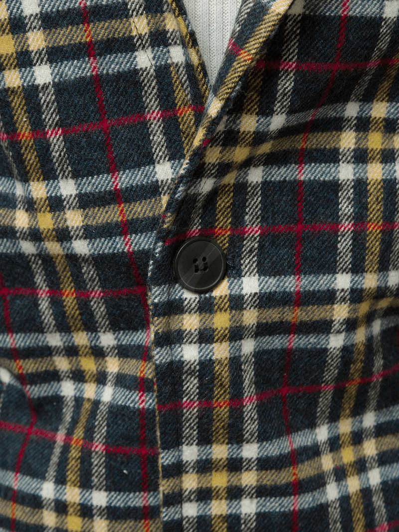 Пальто чоловіче темно-синій і бежевий OZONEE O/5628