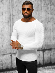 Sweter męski ecru OZONEE L/1442Z