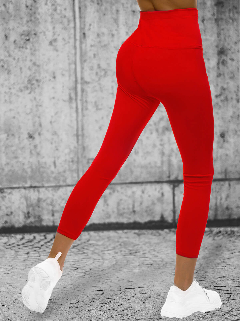 Legginsy damskie czerwone OZONEE JS/YW88023/5Z
