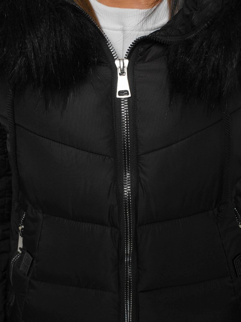 Куртка жіноча чорна OZONEE O/SW028/1