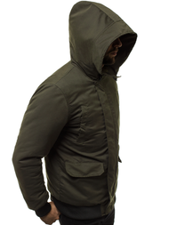 Куртка чоловіча Темно-Зелена OZONEE JS/2019005