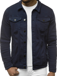 Kurtka jeans męska granatowa OZONEE G/620