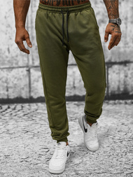 Spodnie dresowe męskie zielone OZONEE JS/8K205