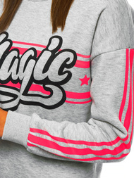 Bluza damska szara OZONEE JS/B26001