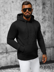 Толстовка чоловіча чорна OZONEE NB/MF2012