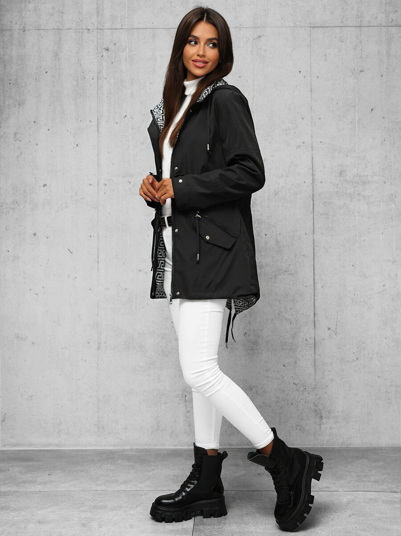 Kurtka damska czarna OZONEE JS/16M9068/392Z