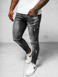 Джинси чоловічі чорнi OZONEE NB/MP007NZ