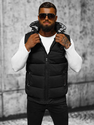 Безрукавка чоловіча чорна OZONEE JS/84M3028/392