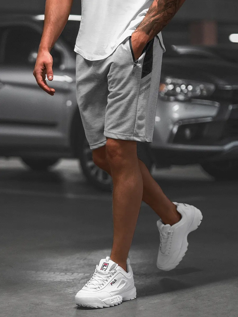 Шорти чоловічі ciрий OZONEE O/WW20017/2