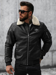 Kurtka męska pilotka czarna O/4811Z