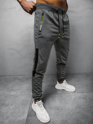 Spodnie dresowe męskie grafitowe OZONEE JS/68K10212