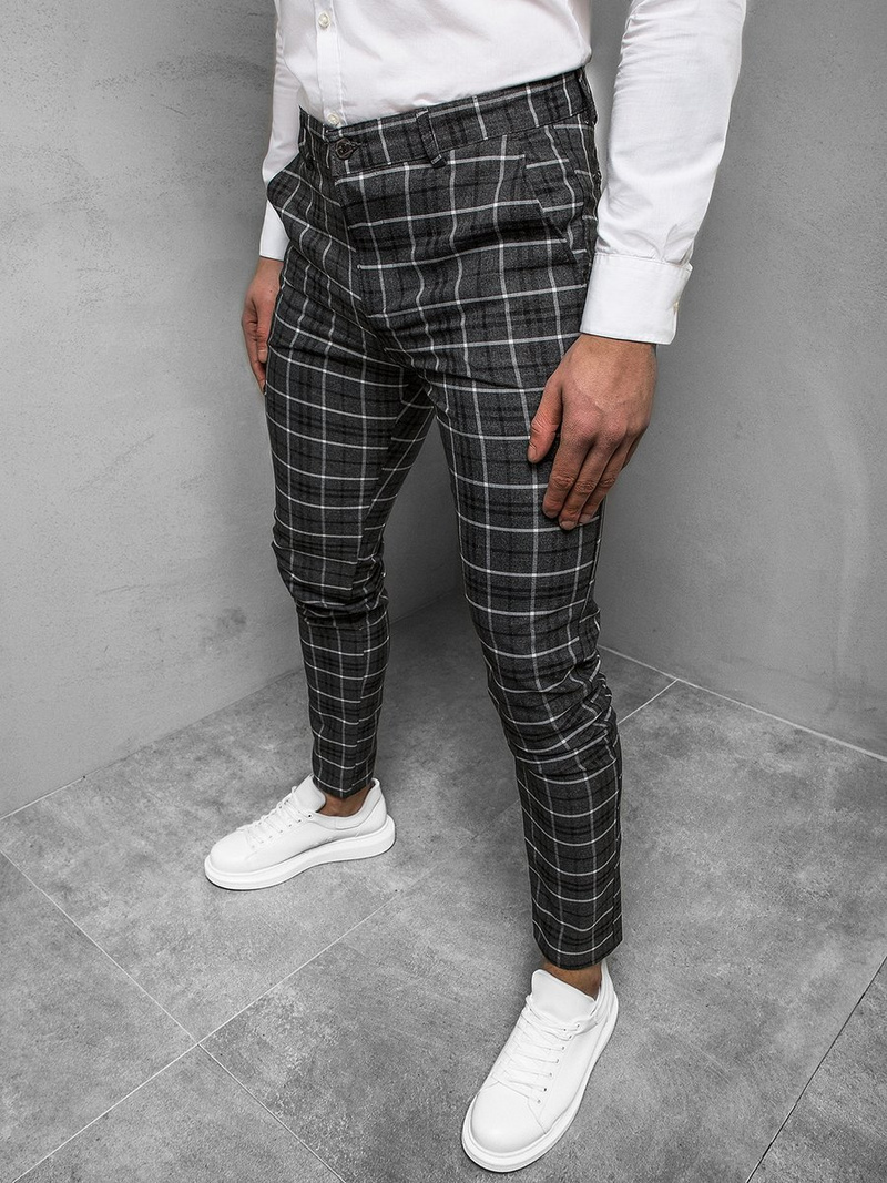 Штани чоловічі графіт OZONEE DJ/5506