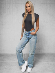 Damskie body grafitowe OZONEE O/XYS3208