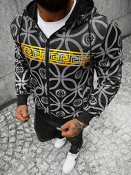 Толстовка чоловіча Чорна OZONEE JS/B8123