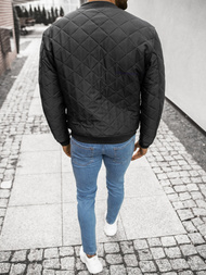 Kurtka przejściowa męska czarna OZONEE O/9031