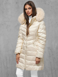 Куртка жіноча екрю OZONEE JS/5M3162/254