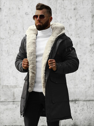 Kurtka zimowa męska czarna OZONEE JS/22M50/392