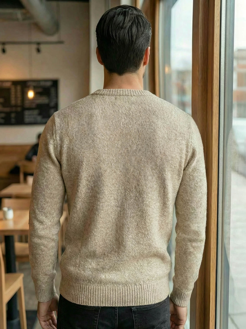 Светр чоловічій Бежевi OZONEE JS/59B3607/155