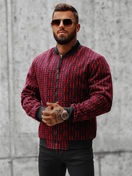 Куртка чоловіча Червоно-Чорна OZONEE O/3A55