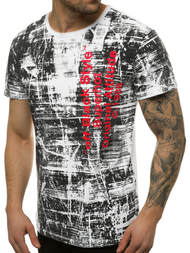 T-Shirt męski biały OZONEE JS/SS10920