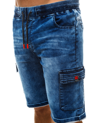 Spodenki męskie jeansowe niebieskie OZONEE RF/HY330/2
