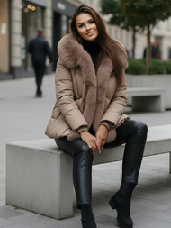 Куртка жіноча Темно-Бежева OZONEE O/16M9179/84