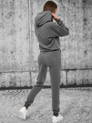 Komplet dresowy dwuczęściowy ciemno-szary OZONEE O/12109