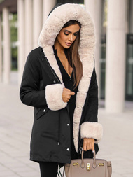 Куртка жіноча Чорна OZONEE JS/M763/392Z