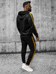 Чоловічий спортивний комплект чорний OZONEE O/3A165