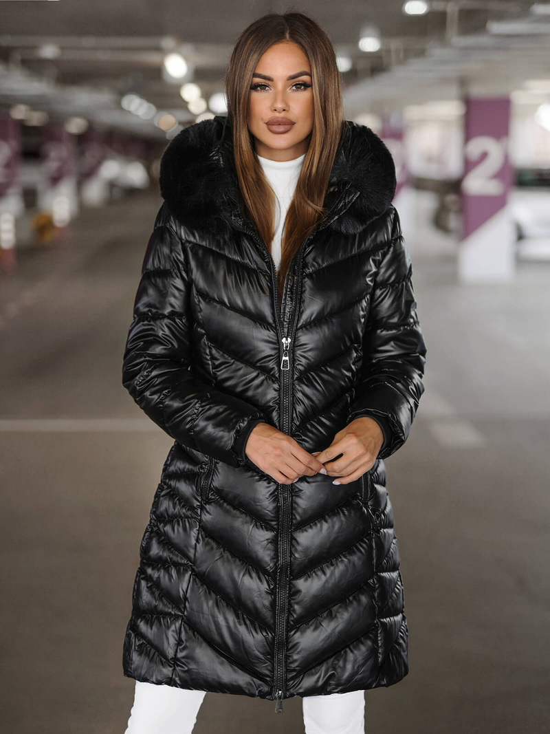 Куртка жіноча чорний OZONEE JS/16M9100/392Z