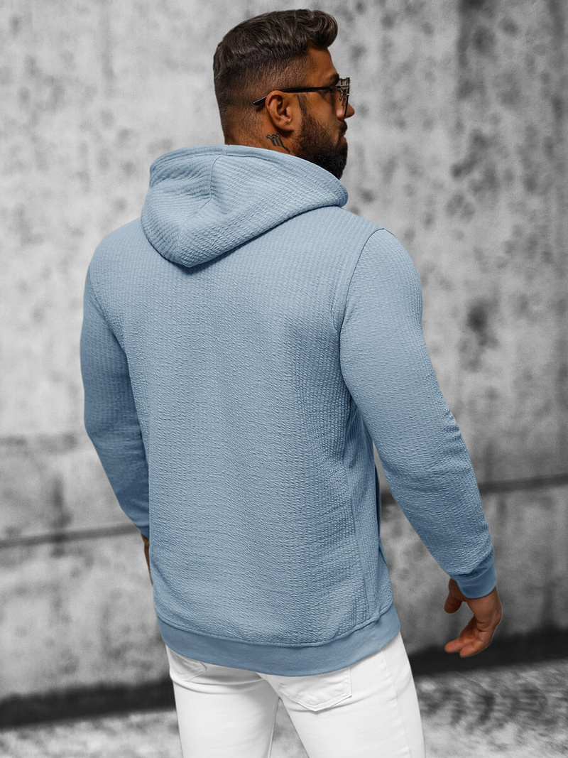 Толстовка чоловіча cиня OZONEE O/TB2273