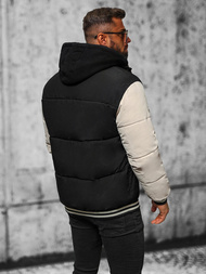 Kurtka męska pikowana czarna OZONEE JS/31M5002