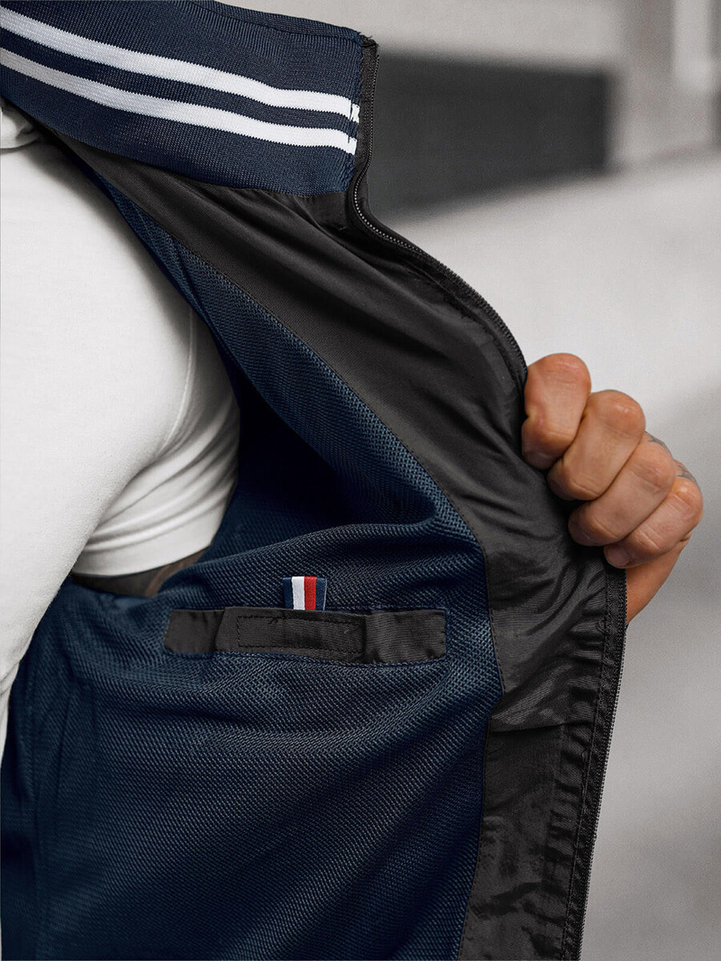 Куртка чоловіча чорна OZONEE JS/5M3101/392Z