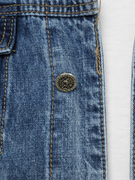 Kurtka męska jeansowa niebieska OZONEE NB/MJ505B