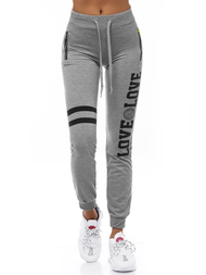 Spodnie dresowe damskie szare OZONEE O/9927